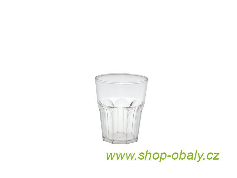 Sklenice nerozbitná DRINK SAFE 40ml Shot glass,  transparentní - REUSE